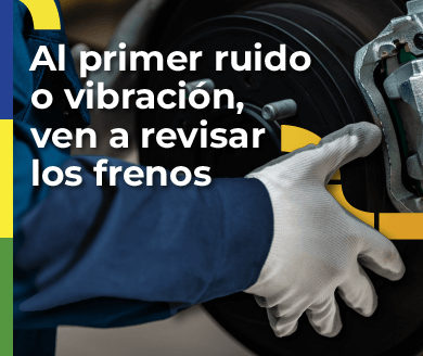 ¡RUIDOS O VIBRACIONES AL FRENAR, ES EL MOMENTO DE CAMBIAR!